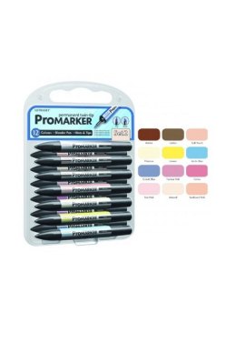 Estojo Marcador Letraset Set 2 c/13 Promarker